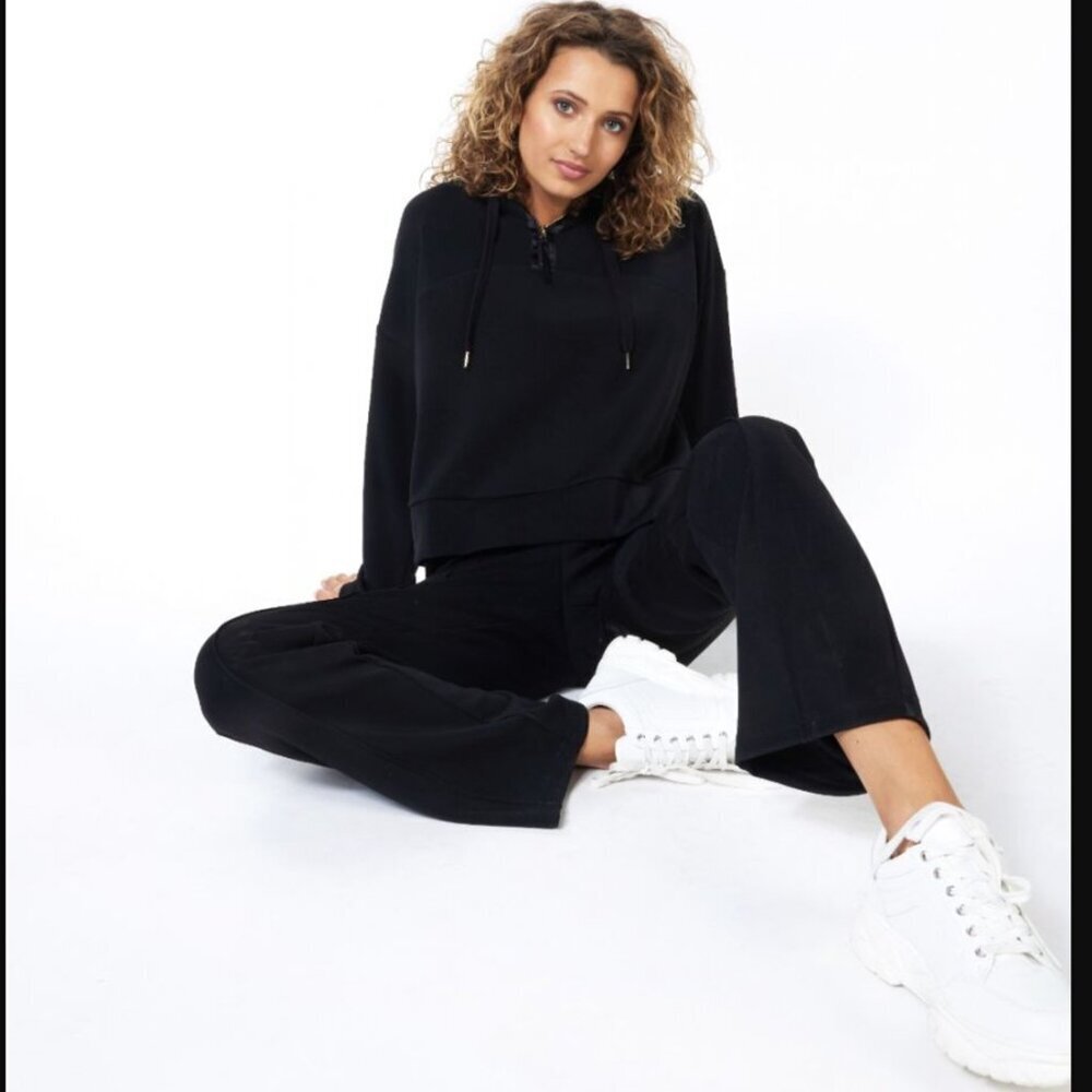 Esqualo Modal Flair Trousers - Black - Large - Picture 3 of 10
